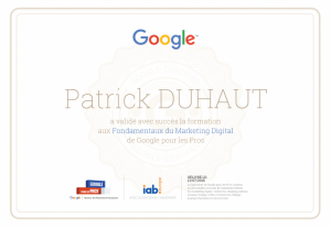 Validation Google Marketing Digital